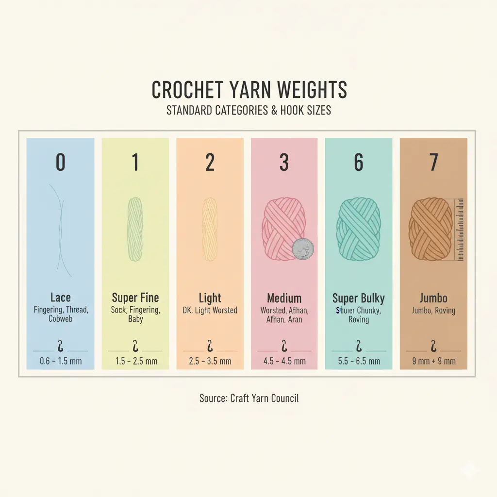 crochet yarn weight