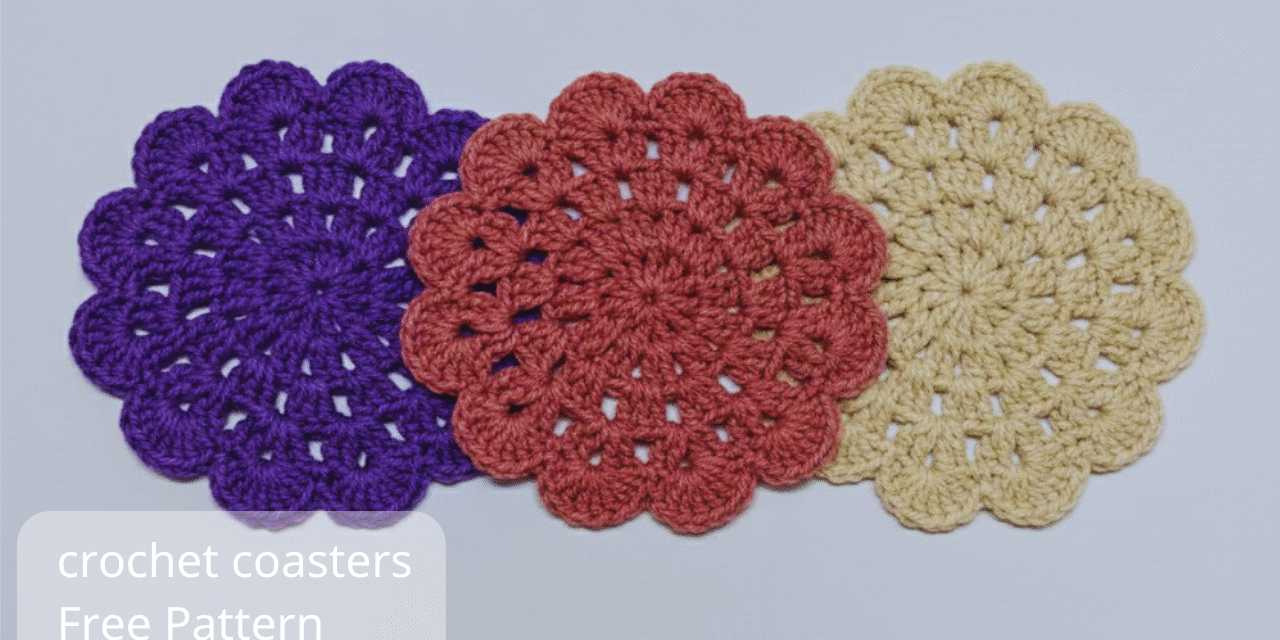 crochet coaster crochet coasters