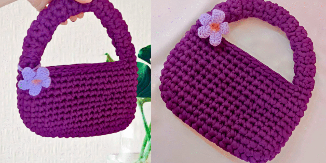 Crochet bag (2) crochet bag