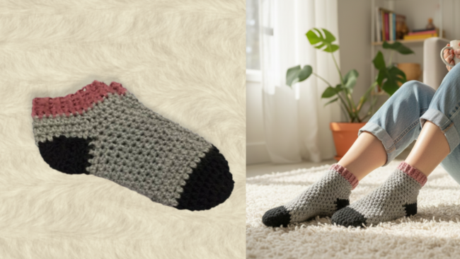 crochet socks