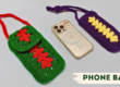 crochet phone bag