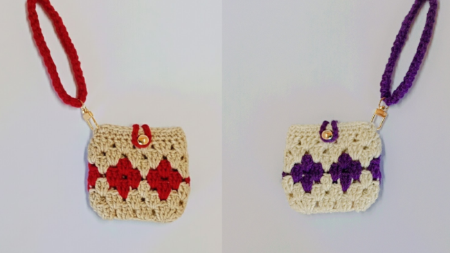 Crochet card holder