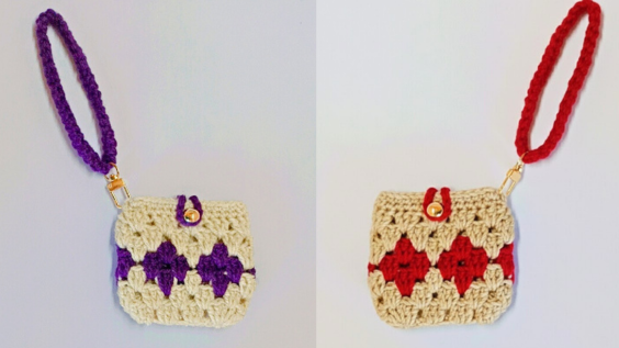 crochet card holder