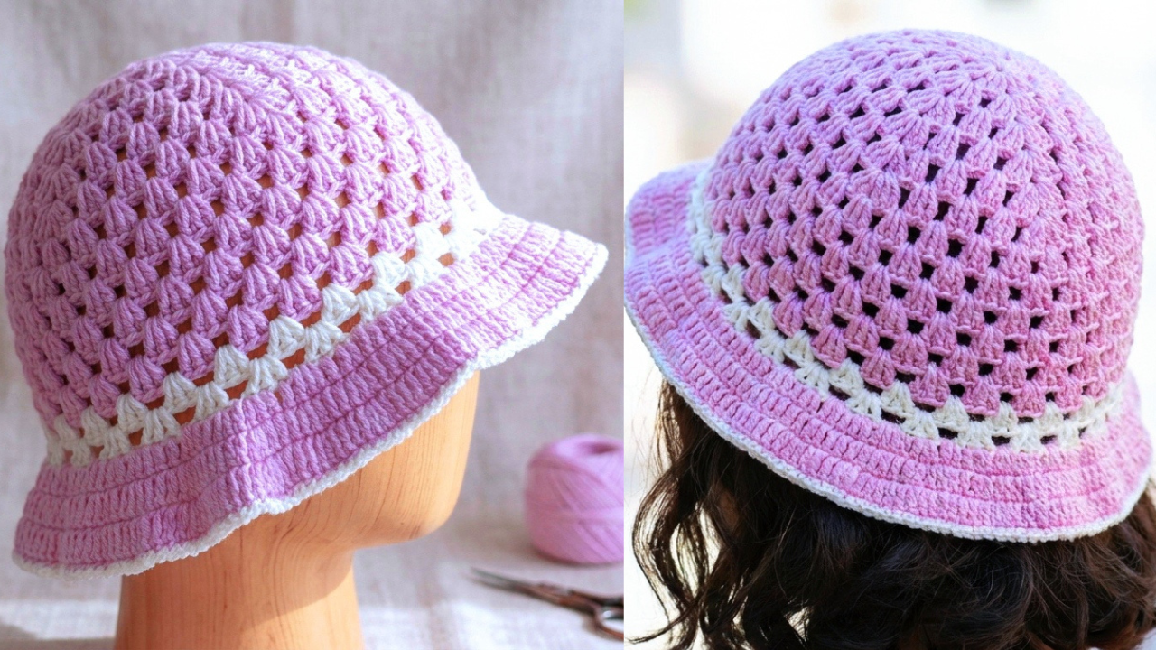 Crochet Bucket Hat crochet bucket hat