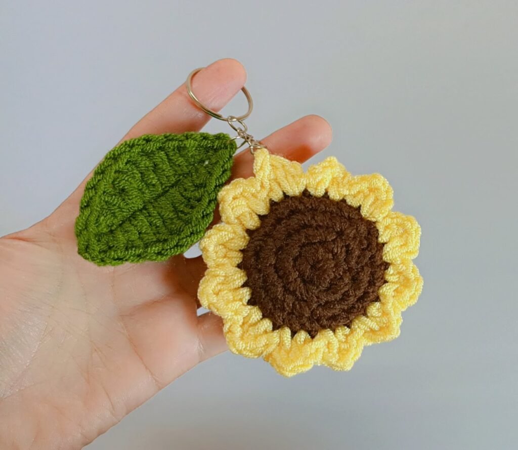 crochet sunflower