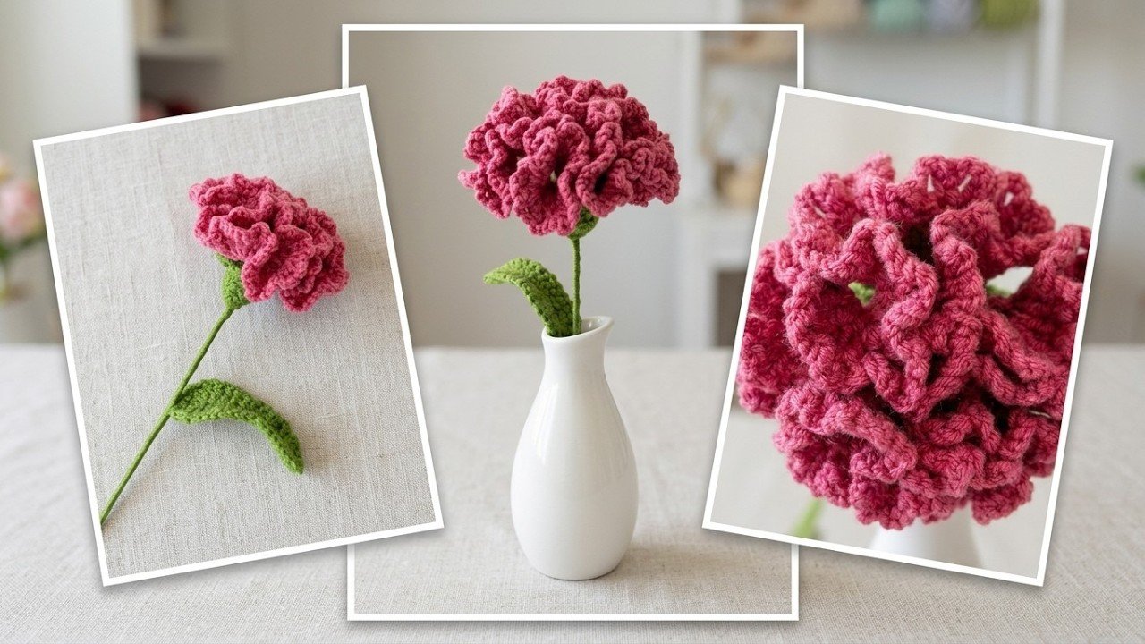 carination flower crochet